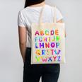 Monster ABC Cute Alphabet Halloween Teacher Costume Kids Canvas Tote Bag, trending gift