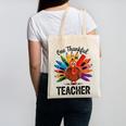 One Thankful Teacher Thanksgiving TurkeyCute Pencil Canvas Tote Bag, trending gift