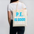 PE Teacher Art For Men Women Gym Teacher Appreciation Canvas Tote Bag, Pe Teacher Gifts, trending gift