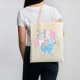 Preppy Fifth Grade Teacher Blue Floral Coquette Pencil Bow Canvas Tote Bag, trending gift Preppy Fifth Grade Teacher Blue Floral Coquette Pencil Bow Canvas Tote Bag, trending gift