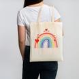 Pretty YOU MATTER Rainbow Positive Message Teachers Kids Canvas Tote Bag, trending gift Pretty YOU MATTER Rainbow Positive Message Teachers Kids Canvas Tote Bag, trending gift
