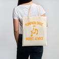 Pumpkin Spice And Music Advice Music Teacher Halloween Canvas Tote Bag, trending gift Pumpkin Spice And Music Advice Music Teacher Halloween Canvas Tote Bag, trending gift