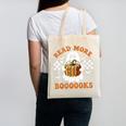 Read More Books Halloween Retro Pumpkin Reading Fall Teacher Canvas Tote Bag, trending gift