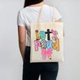 Lets Read Reading Teacher Back To School Literacy Pencil Bow Canvas Tote Bag, trending gift