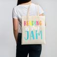 Reading Is My Jam Back To School Teacher Canvas Tote Bag, trending gift Reading Is My Jam Back To School Teacher Canvas Tote Bag, trending gift