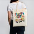 Retro Teaching Future Leaders Groovy Teacher Back To School Canvas Tote Bag, Future Teacher Gifts, Groovy Teacher Gifts, trending gift