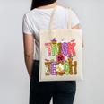 Retro Trick Or Teach Leopard Ghost Halloween Spooky Teacher Canvas Tote Bag, trending gift Retro Trick Or Teach Leopard Ghost Halloween Spooky Teacher Canvas Tote Bag, trending gift