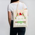 Santa's Favorite Dance Teacher Shirt Christmas Pajama Canvas Tote Bag, trending gift