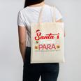 Santa's Favorite Para Christmas Paraprofessional Teacher Canvas Tote Bag, trending gift Santa's Favorite Para Christmas Paraprofessional Teacher Canvas Tote Bag, trending gift