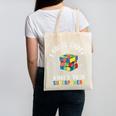 I Solve Cubes Speed Cubing Vintage Youth Math Teacher Canvas Tote Bag, trending gift