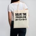 Solve The Problem 9×74 Math Teacher Canvas Tote Bag, trending gift Solve The Problem 9×74 Math Teacher Canvas Tote Bag, trending gift