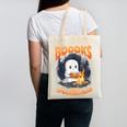 Teacher Halloween Ghost Reading Book Animal Boooks Are Canvas Tote Bag, trending gift