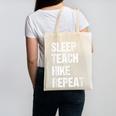Teacher Hiking Shirt Teaching Hiker T Shirt Canvas Tote Bag, trending gift