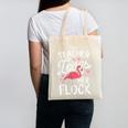 This Teacher Loves Her Flock Flamingo Teacher Class Canvas Tote Bag, trending gift