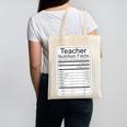 Teacher Nutrition Facts Teachers Nutritional Fact Canvas Tote Bag, trending gift Teacher Nutrition Facts Teachers Nutritional Fact Canvas Tote Bag, trending gift