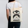Teacher Para Life Tee Paraprofessional Cute Messy Bun Canvas Tote Bag, trending gift Teacher Para Life Tee Paraprofessional Cute Messy Bun Canvas Tote Bag, trending gift