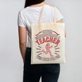 Teacher Who Runs Half Marathon Runner Running Lover Graphic Canvas Tote Bag, trending gift