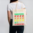 My Teacher Survived 67 Days Of Me School Kids Costume Canvas Tote Bag, trending gift