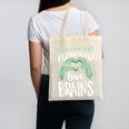 Teachers Love Brains Halloween Costume Trick Treat Zombie Canvas Tote Bag, trending gift