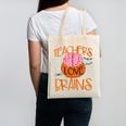 Teachers Love Brains Halloween T-Shirt For Men Women Canvas Tote Bag, trending gift Teachers Love Brains Halloween T-Shirt For Men Women Canvas Tote Bag, trending gift