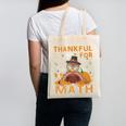 Thankful Math Turkey Teacher Happy Thanksgiving Canvas Tote Bag, trending gift Thankful Math Turkey Teacher Happy Thanksgiving Canvas Tote Bag, trending gift