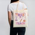 Trick Or Teach Retro Halloween Teacher Look Canvas Tote Bag, trending gift Trick Or Teach Retro Halloween Teacher Look Canvas Tote Bag, trending gift