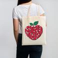 Valentines Day Teacher Hearts Apple Love Teach Women Men Canvas Tote Bag, trending gift