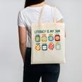 Women Literacy Is My Jam Literacy Teacher Reading Teacher Canvas Tote Bag, trending gift