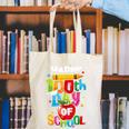 100th Day Of School Teachers Kids Child Happy 100 Days Canvas Tote Bag, funny gift