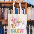4th Grade Boo Crew Fourth Grade Teacher Kids Happy Halloween Canvas Tote Bag, 4th Grade Teacher Tote Bags, funny gift