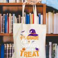 My 4th Grade Students Are a Treat Teacher Halloween Witch For Men Women Kids Canvas Tote Bag, 4th Grade Teacher Tote Bags, funny gift
