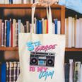5th Grade Is My Jam Vintage 80s Boombox Teacher Student Canvas Tote Bag, funny gift