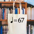 67 Music Meme Slang Musician Kids Music Teacher Canvas Tote Bag, funny gift 67 Music Meme Slang Musician Kids Music Teacher Canvas Tote Bag, funny gift