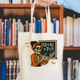 67 Teacher Halloween Skeleton Six Seven Meme Math Canvas Tote Bag, funny gift