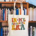 In My Advocating Era Advocate Autism Awareness Sped Teacher Men Women Kids Canvas Tote Bag, funny gift