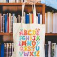 Alphabet A-Z ABC Kids Back To School Pre K Teachers Canvas Tote Bag, funny gift Alphabet A-Z ABC Kids Back To School Pre K Teachers Canvas Tote Bag, funny gift