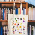 Alphabet ABCs Halloween Characters Kindergarten Teacher Kids Canvas Tote Bag, funny gift Alphabet ABCs Halloween Characters Kindergarten Teacher Kids Canvas Tote Bag, funny gift