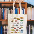 Alphabet Vehicles ABCs Learning Teachers Kids Boys Girls Canvas Tote Bag, funny gift