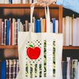 American Flag Camouflage Teacher Patriotic 4th Of July Canvas Tote Bag, funny gift