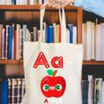 A Is For Apple Pre-K Kindergarten Teacher Student Canvas Tote Bag, funny gift A Is For Apple Pre-K Kindergarten Teacher Student Canvas Tote Bag, funny gift