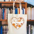 Art Teacher Heart Autumn Thanksgiving Kids Canvas Tote Bag, funny gift Art Teacher Heart Autumn Thanksgiving Kids Canvas Tote Bag, funny gift