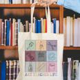 Art Teacher Life Retro Groovy Teaching Future Artists Canvas Tote Bag, Groovy Teacher Tote Bags, Future Teacher Tote Bags, funny gift