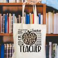 Back To School Teacher Life Apple Leopard Teacher Women Canvas Tote Bag, funny gift Back To School Teacher Life Apple Leopard Teacher Women Canvas Tote Bag, funny gift
