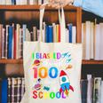 I Blasted Through 100 Days Of School 100th Day Teacher Kids Canvas Tote Bag, funny gift I Blasted Through 100 Days Of School 100th Day Teacher Kids Canvas Tote Bag, funny gift