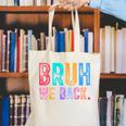 Bruh We Back Teachers Retro Back To School Boys Girls Kids Canvas Tote Bag, funny gift Bruh We Back Teachers Retro Back To School Boys Girls Kids Canvas Tote Bag, funny gift