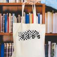 Bulldogs School Spirit Bulldog Pride Checkered Teacher Canvas Tote Bag, funny gift Bulldogs School Spirit Bulldog Pride Checkered Teacher Canvas Tote Bag, funny gift