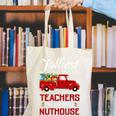 Bunch Of Teachers This Side Of The Nuthouse Xmas Canvas Tote Bag, funny gift Bunch Of Teachers This Side Of The Nuthouse Xmas Canvas Tote Bag, funny gift