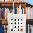 Calculator Easy Halloween Costume For Math Teacher Canvas Tote Bag, funny gift Calculator Easy Halloween Costume For Math Teacher Canvas Tote Bag, funny gift