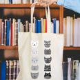 Cat Themed Artist Value Scale Educational Art Teacher Canvas Tote Bag, funny gift Cat Themed Artist Value Scale Educational Art Teacher Canvas Tote Bag, funny gift