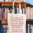 Christmas Alphabet Candy Cane Teachers Students Candy Cane For Men Women Kids Canvas Tote Bag, funny gift Christmas Alphabet Candy Cane Teachers Students Candy Cane For Men Women Kids Canvas Tote Bag, funny gift